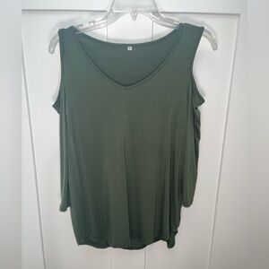 Women's Sleeveless Cold Shoulder Top